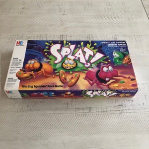 Vintage, rare 1990 Milton Bradley Splat! #4108 with New Squish-It Dough!