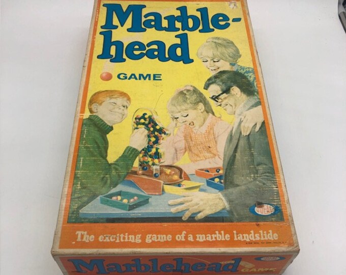Rare, Vintage 1969 Ideal Marblehead Game Etsy