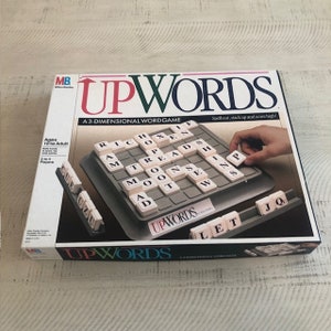 Vintage 1988 Milton Bradley Upwords #4312 (MINT!)