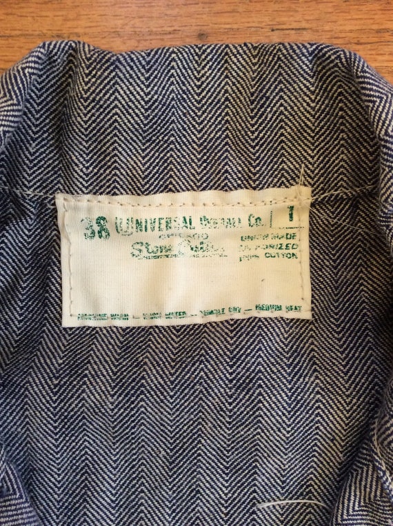 Vintage 1960s 1970s Universal Overall Company Chicago… - Gem