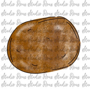 Potato  PNG Digital Download - Food Sublimation Designs - Crawfish PNG