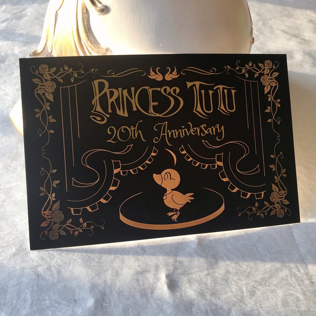 PRINCESS TUTU FANTASY Clockwork Gold Foil Art Print - Etsy