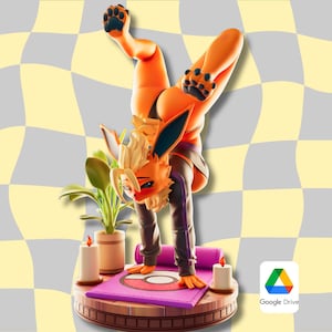 SFW & NSFW + Futa Stl File | 3D Print Model | 3D Printing for FDM and Resin | Premium Anime Figure | Digital Download for Collectors