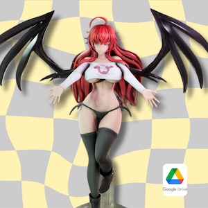 SFW & NSFW +Bust Stl File | 3D Print Model | 3D Printing for FDM and Resin | Premium Anime Figure | Digital Download for Collectors
