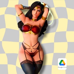 SFW & NSFW Stl File | 3D Print Model | 3D Printing for FDM and Resin | Premium Anime Figure | Digital Download for Collectors