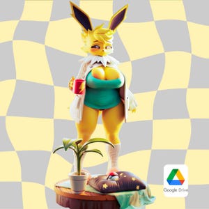 SFW & NSFW + Futa Stl File | 3D Print Model | 3D Printing for FDM and Resin | Premium Anime Figure | Digital Download for Collectors