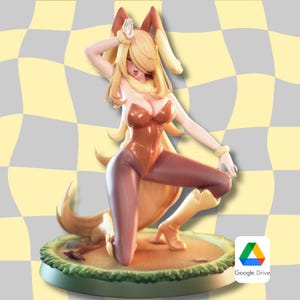 SFW Anime Figure STL File: 3D Print Model (Digital Download)