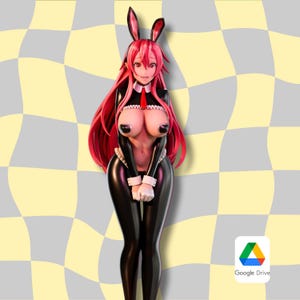 SFW & NSFW Stl File | 3D Print Model | 3D Printing for FDM and Resin | Premium Anime Figure | Digital Download for Collectors