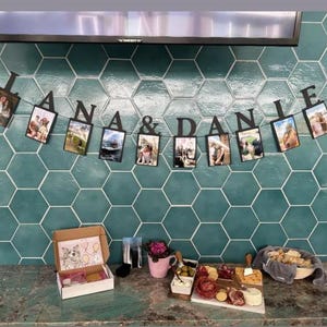 First Name Photo Banner / Bachelorette Party Decorations / Bridal Shower Decor image 7