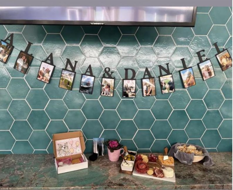 First Name Photo Banner / Bachelorette Party Decorations / Bridal Shower Decor image 7
