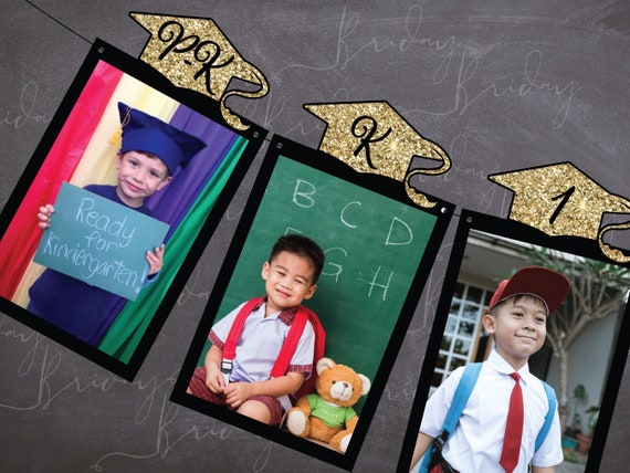 Graduation Photo Banner, 2025 Grad Party Decoration, K-12 Graduation Banner, Graduation Banner, Custom Graduation Banner, Graduation Decor