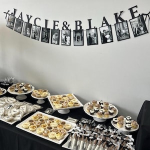 First Name Photo Banner / Bachelorette Party Decorations / Bridal Shower Decor image 4