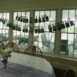 First Name Photo Banner / Bachelorette Party Decorations / Bridal Shower Decor image 13