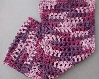 Reptile Bridge, Grape Ombre, 120 Gallon | Handmade Cotton Hammock | Lizard Accessory | Enclosure Décor