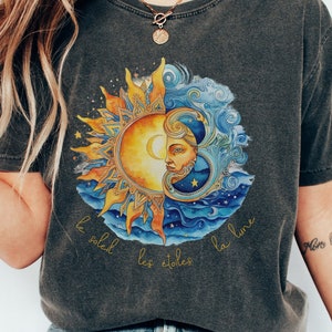 T shirt soleil lune sales
