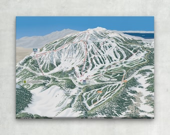 Mount Rose Trail Map Mt Rose Trails | Etsy
