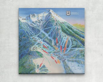 氷菓　下敷き　3枚セット　ソフマップ 2026 Arizona Snowbowl Ski Trail Map Canvas Print – Ski Lodge Wall