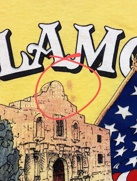 Vintage 1983 The Alamo Texas Single Stitch San An… - image 3