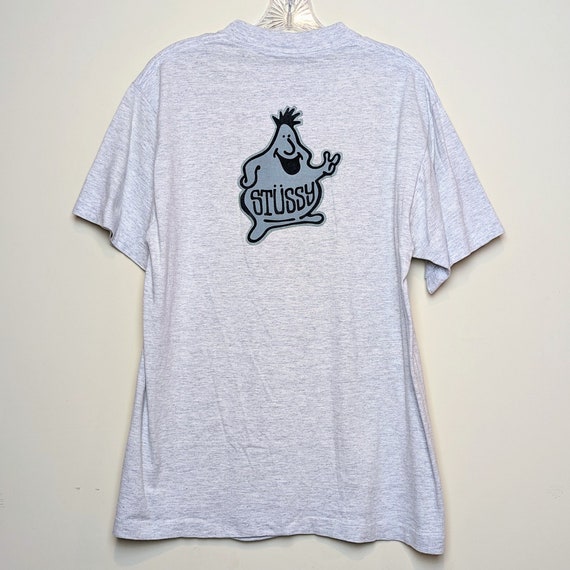 トップス old stussy Vintage Stussy 90s Logo Tee Yellow Large Made In USA Single
