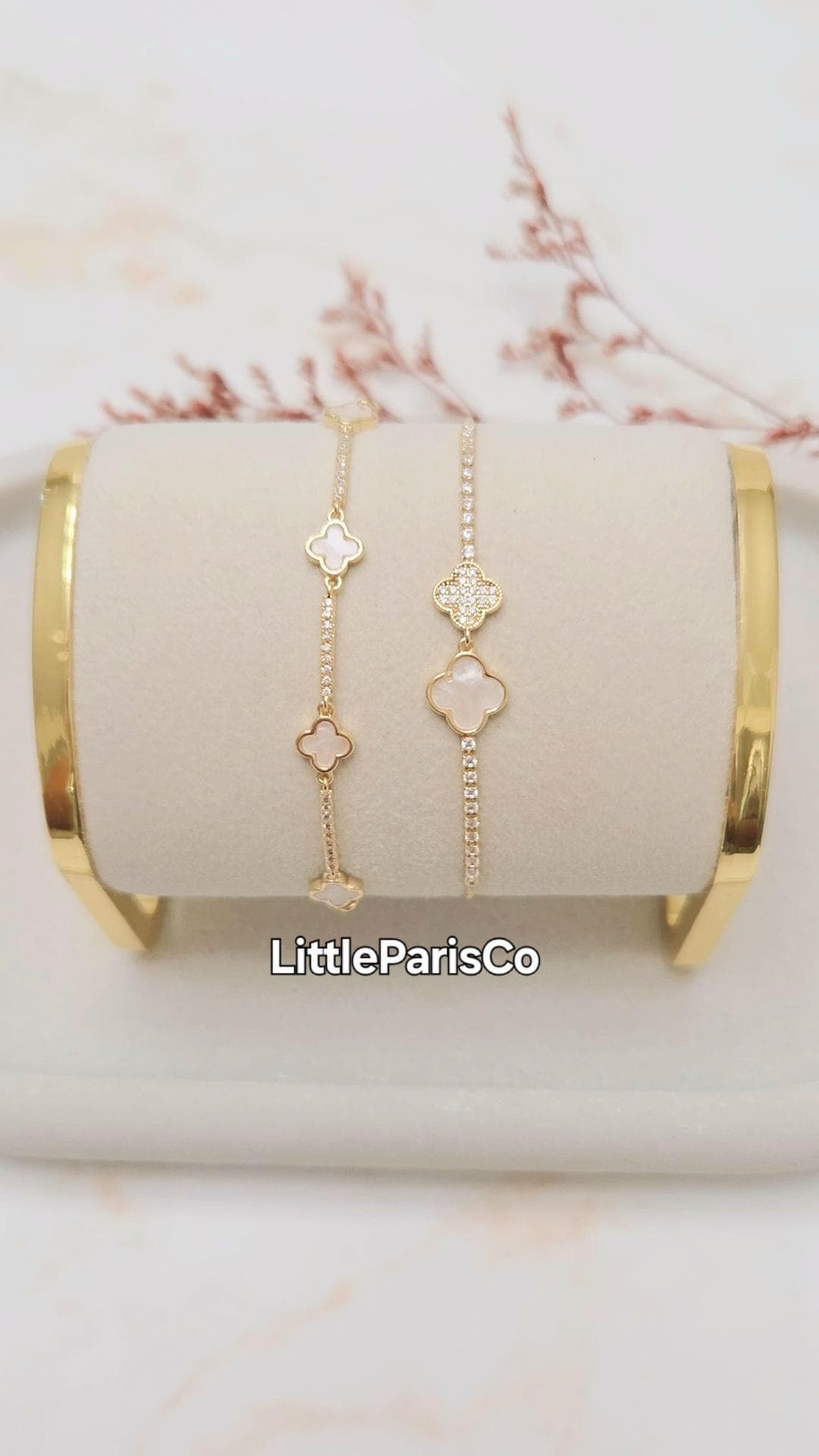 Clover van cleef bracelet - Etsy 日本