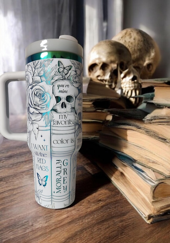 dark romance smutty book reading lover laser engraved tumbler 40oz 30oz 20oz