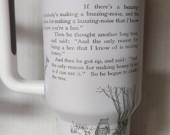 pooh tumbler laser engraved 40oz