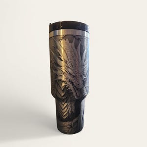 Fantasy Dragon Stainless Steel Tumbler: Stay Hydrated in Style, Adventure Awaits!