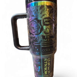 dark romance smutty book reading lover laser engraved tumbler 40oz 30oz 20oz image 2
