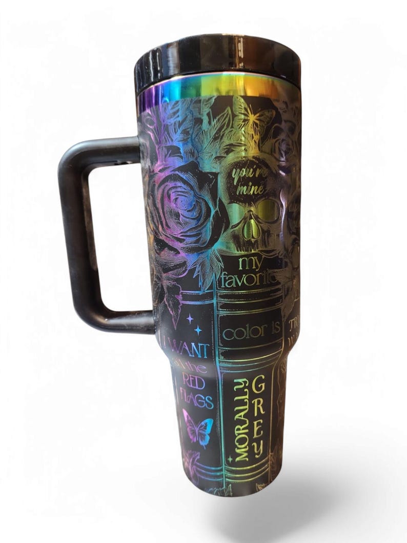 dark romance smutty book reading lover laser engraved tumbler 40oz 30oz 20oz image 2