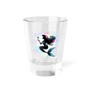 Little Mermaid Themed Shot Glass, 1.5oz - Colorful Disney Shot Glass, Perfect for Parties, Gifts for Mermaids, Celebrations, Party Favors
