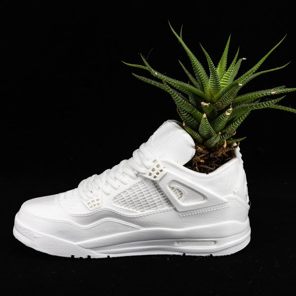 Jardinière cadeau Air Jordan Accessoire de bureau Jordan 4 || Pot de fleurs Sneakerhead || Cadeau Air Jordan || Jordan Pen Cup || Décoration d'intérieur en Jordanie