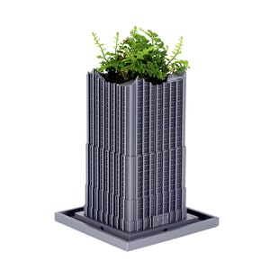 Skyscraper Planter || Architecture Building Plant Holder || 2 Inch Diameter Plant Pot || Architecture Gift