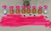 10 Pc Pink Mini Cowboy Hats for Shot Topper Disco Cowgirl Bachelorette Party Favor Space Cowgirl Decor 