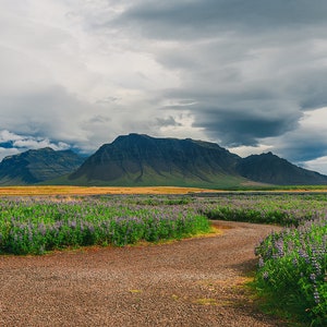 Iceland Landscape Print | Icelandic Mountain print | Mountain Wall Art Print from Iceland