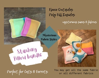 Stashing Toys Bundle • Stashing Pillow // Suitable for Cats & Ferrets