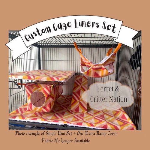 Ferret Nation / Critter Nation Fleece Absorbent Cage Liners Etsy