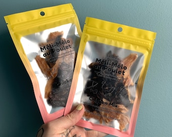 Dehydrated Chicken Mix Treats | Treats for Carnivores | Suitable for Ferrets, Cats & Dogs