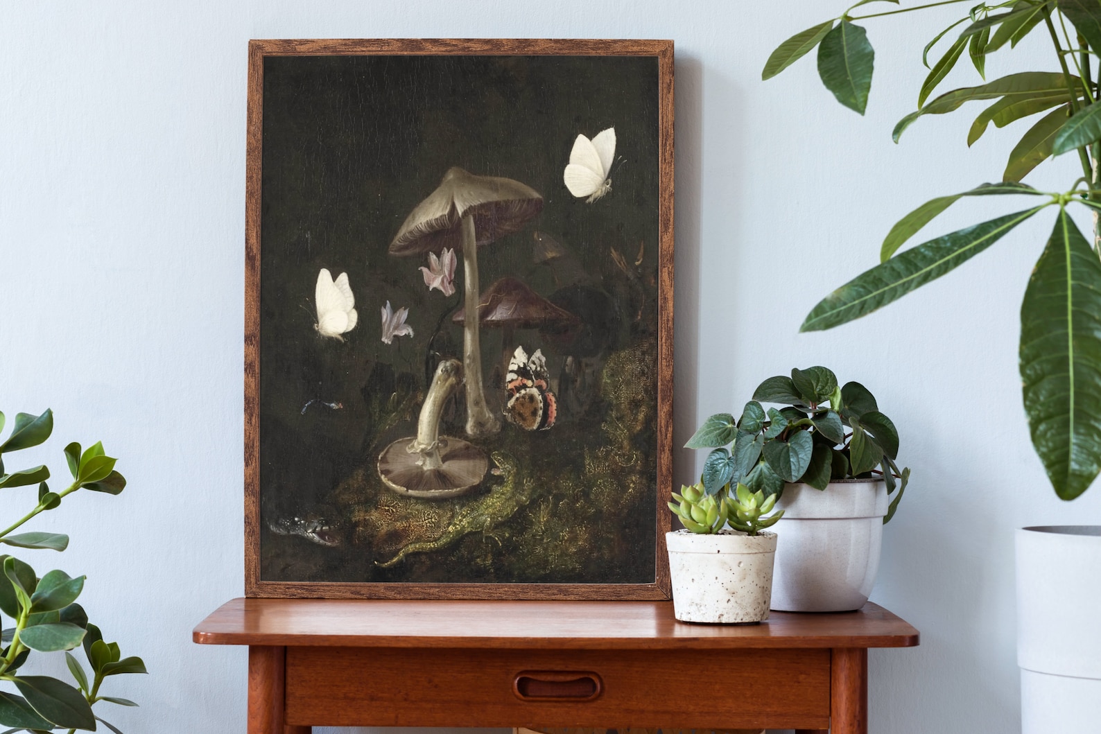 Dark Cottagecore Art Print Moody Oil Painting Artwork - Etsy