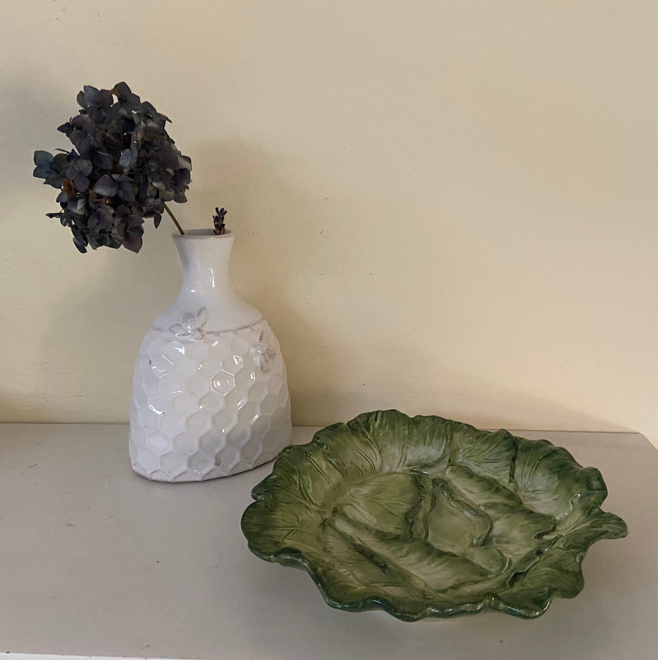Fitz and Floyd Small Cabbage Leaf Dish Etsy