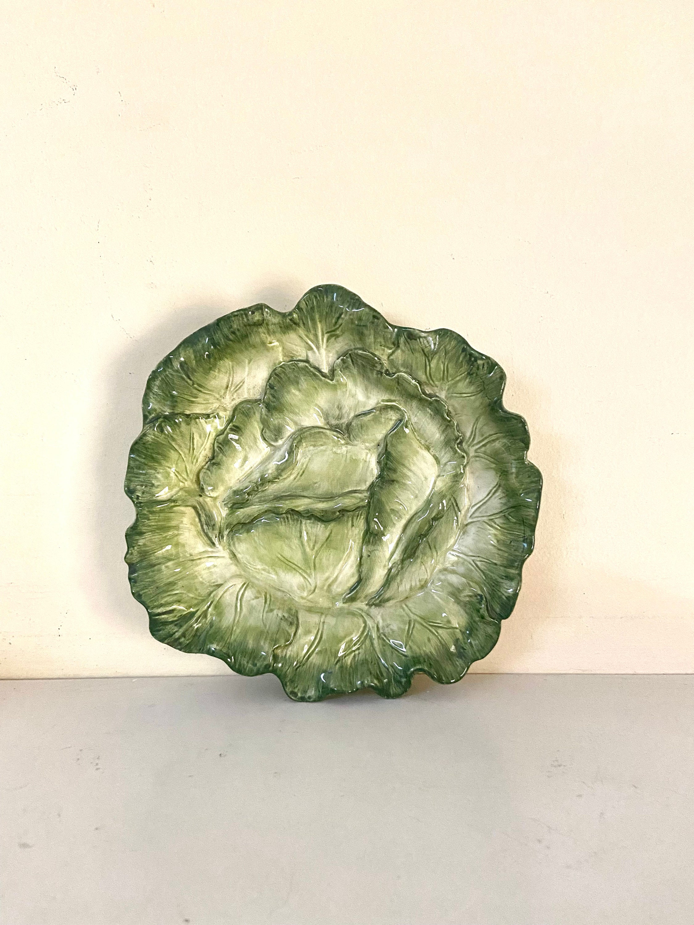 Fitz and Floyd Small Cabbage Leaf Dish Etsy