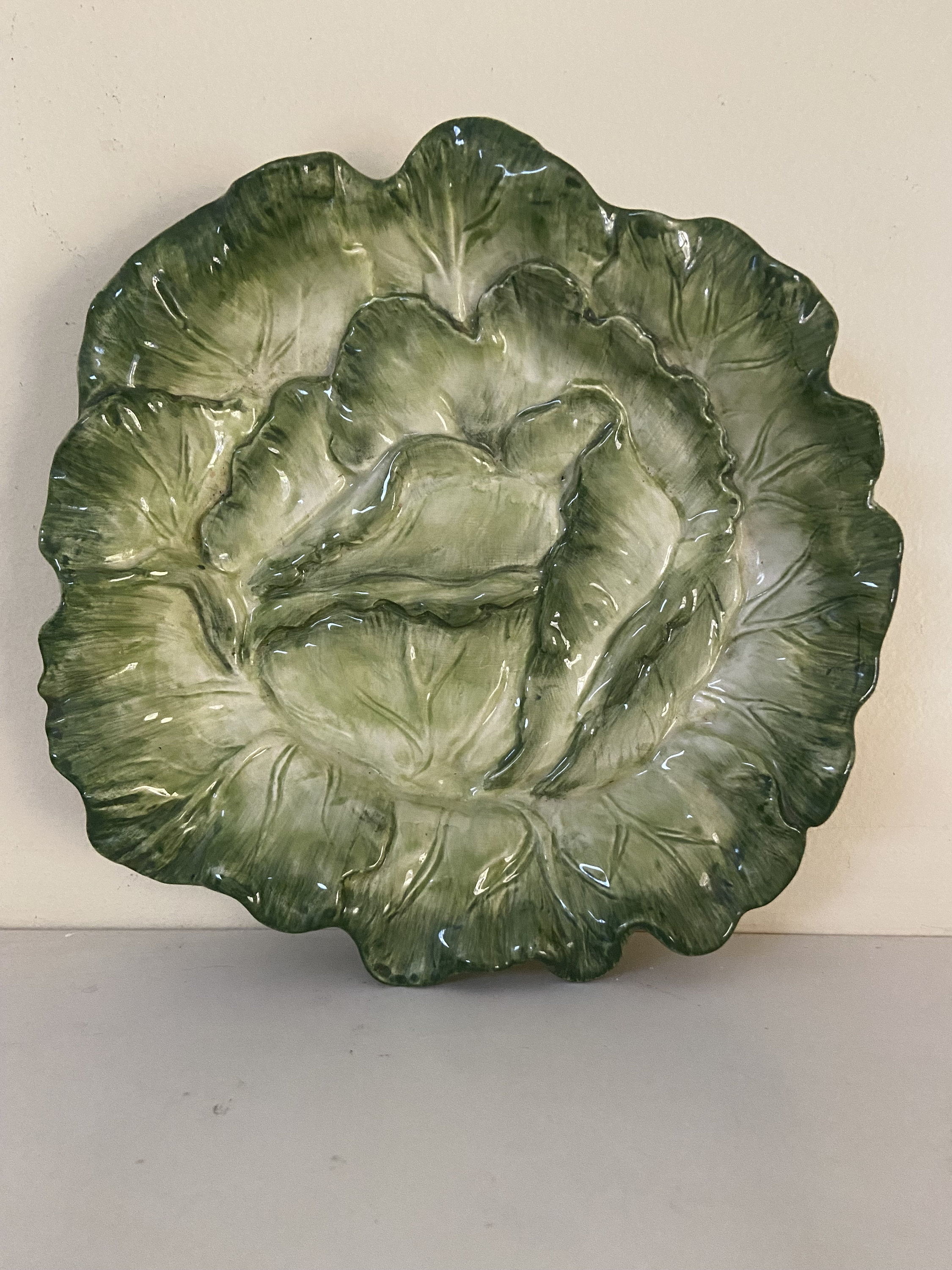 Fitz and Floyd Small Cabbage Leaf Dish Etsy