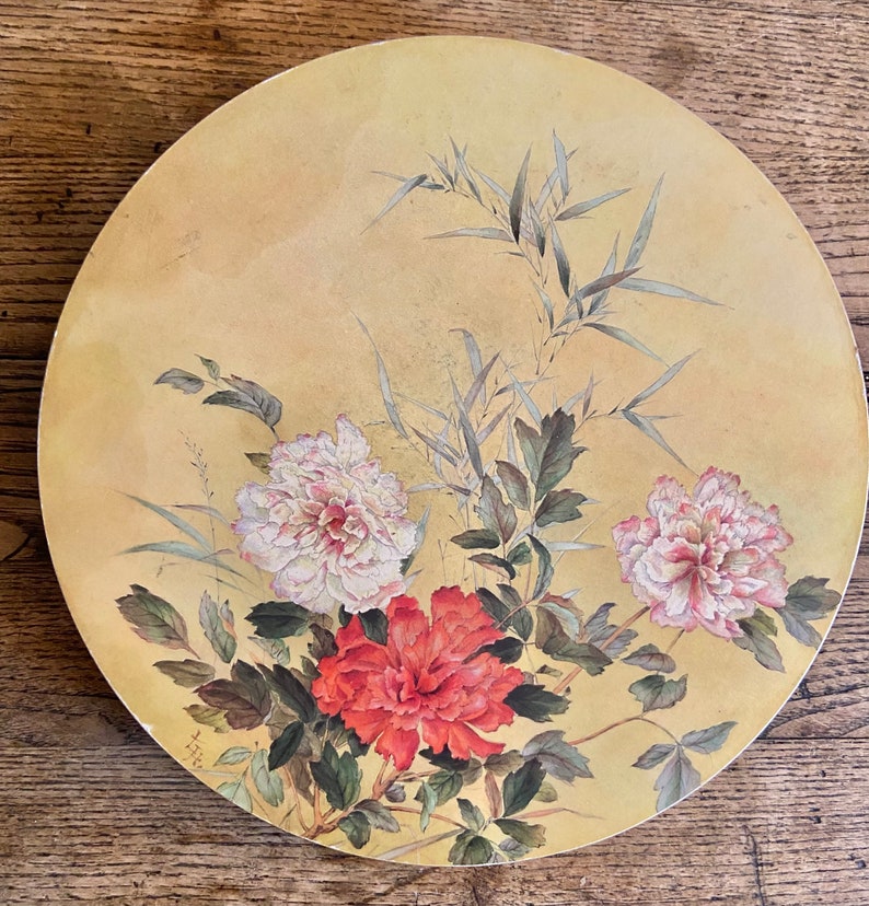 Pimpernel Round Floral Cork Placemats Etsy