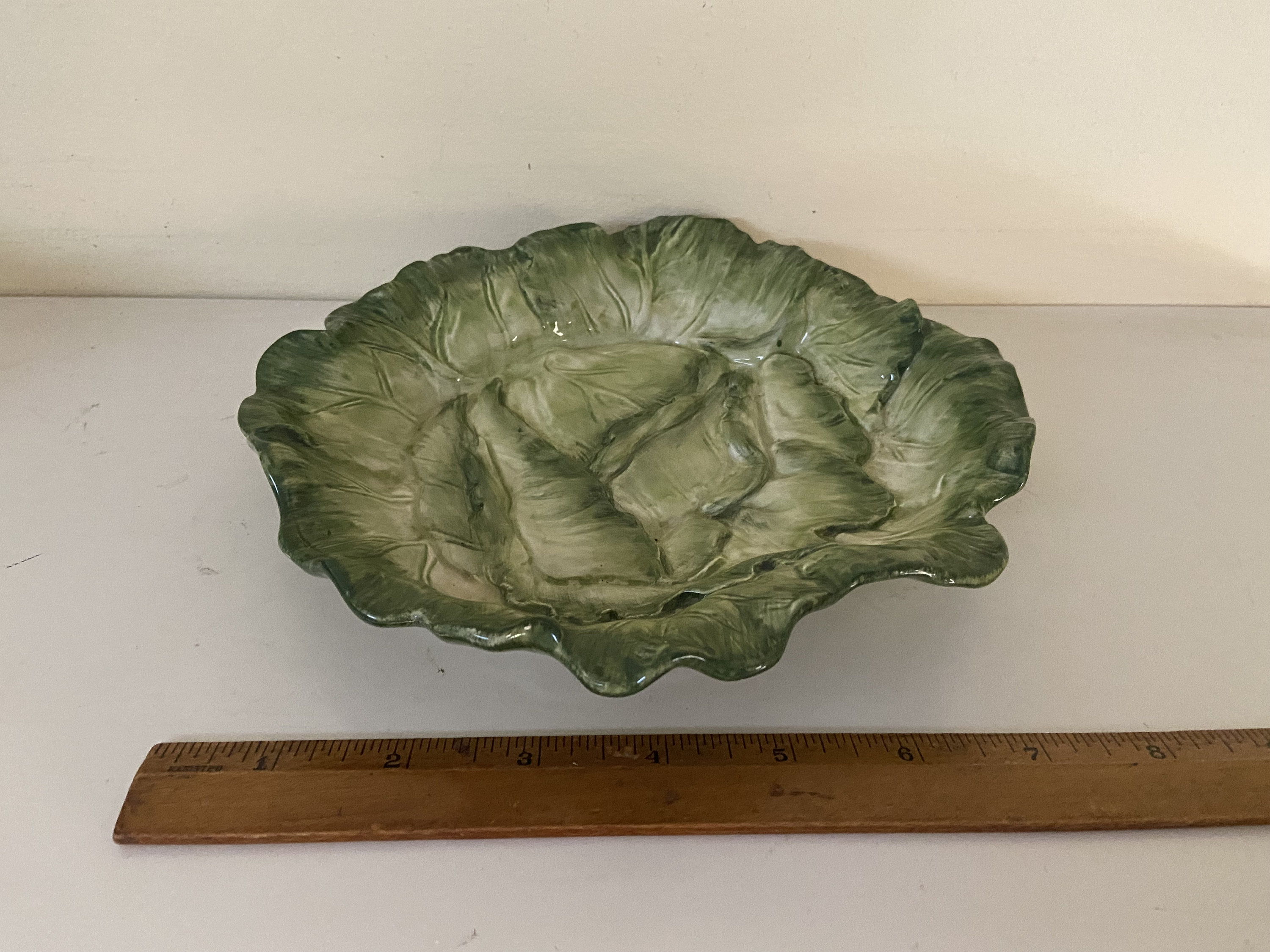 Fitz and Floyd Small Cabbage Leaf Dish Etsy