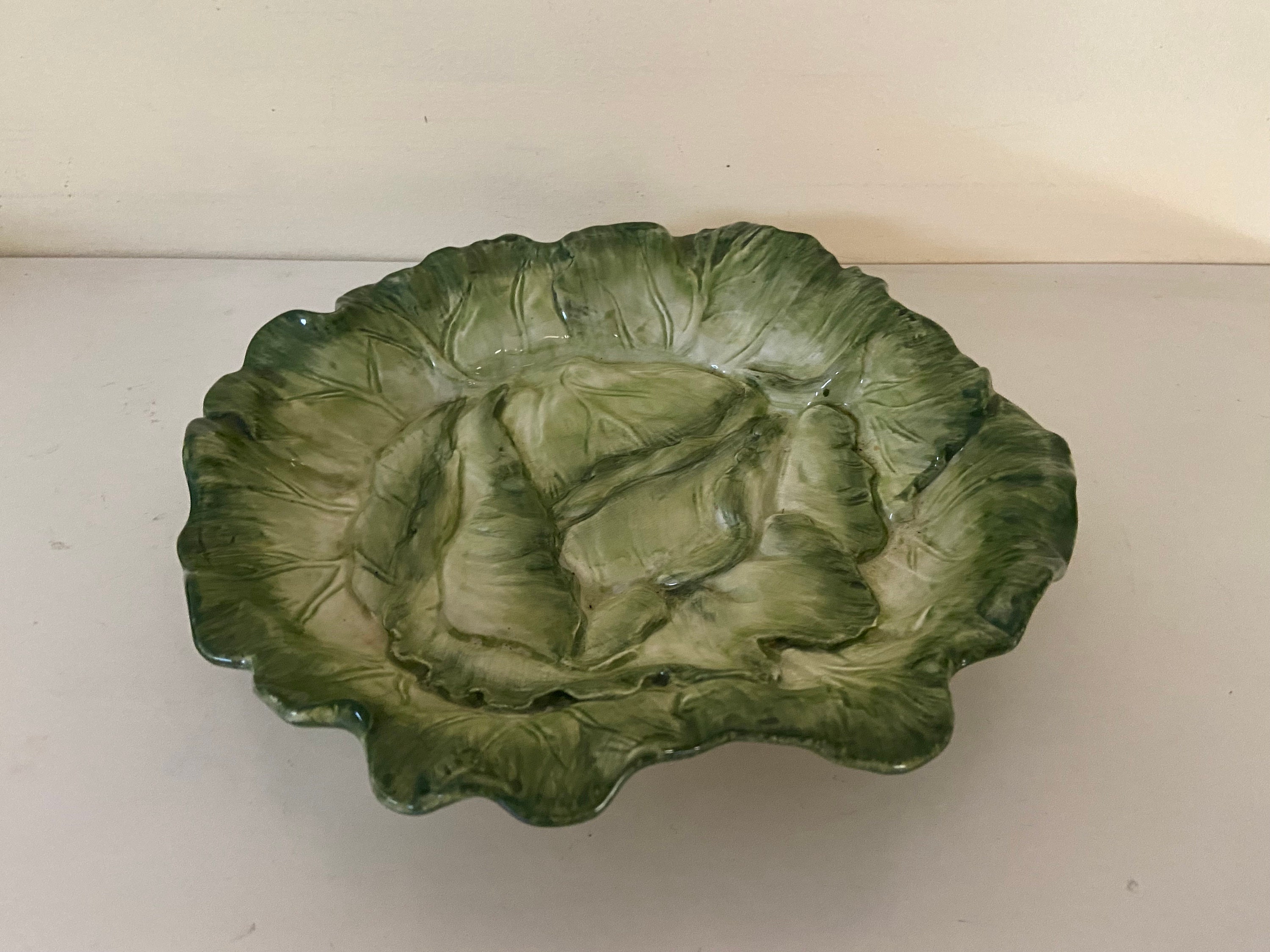 Fitz and Floyd Small Cabbage Leaf Dish Etsy