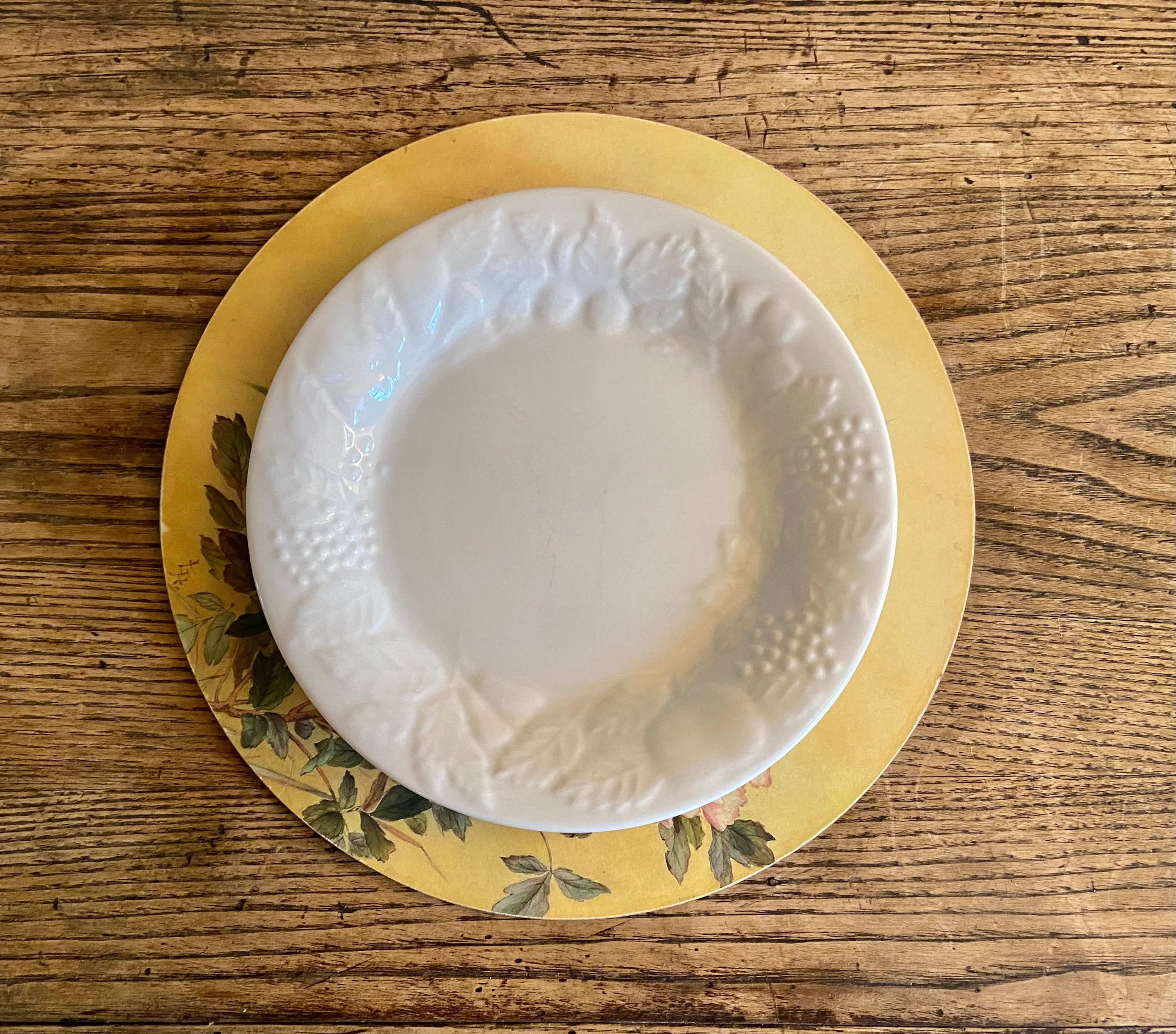 Pimpernel Round Floral Cork Placemats Etsy