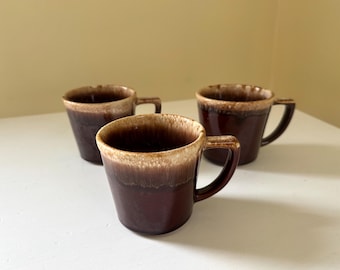 Tazas de café McCoy Brown Drip, juego de 3