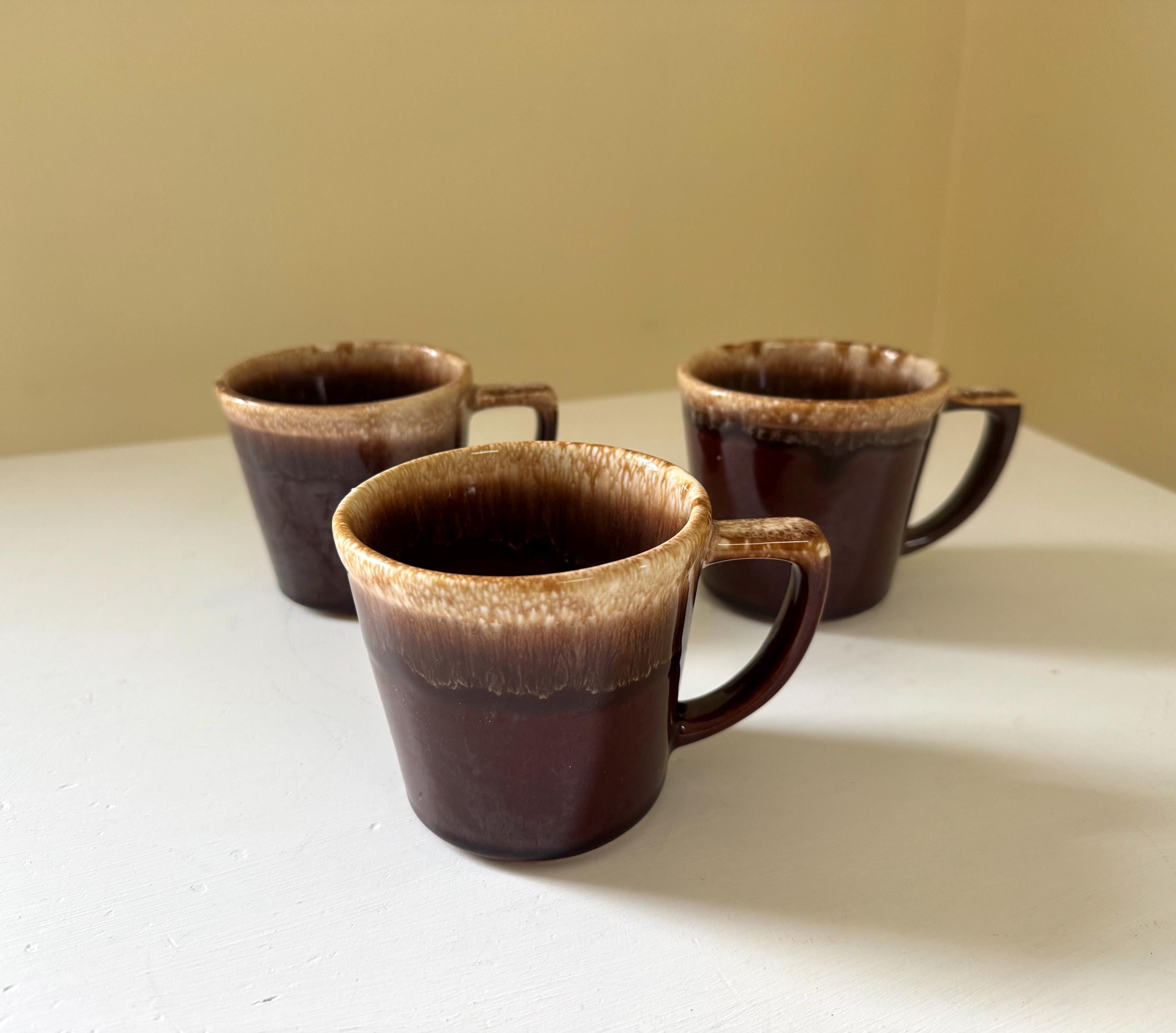 Mccoy Brown Drip Glaze Mug - Etsy