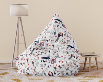 Happiest with you Bean Bag Chair Cover