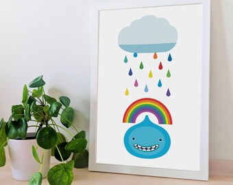 buddi cini rain digital artwork