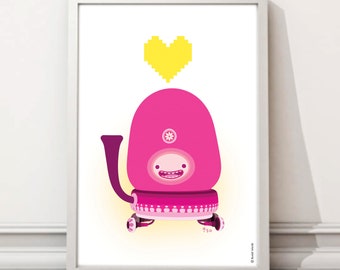 buddi iso heart digital artwork